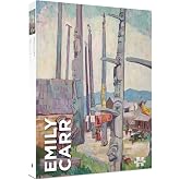 Pomegranate 1000-Piece Puzzle for Adults, Totem Poles by Emily Carr | Matte finish, snug fit, 20x25" jigsaw puzzle, vintage art, Emily Carr's Totem Poles