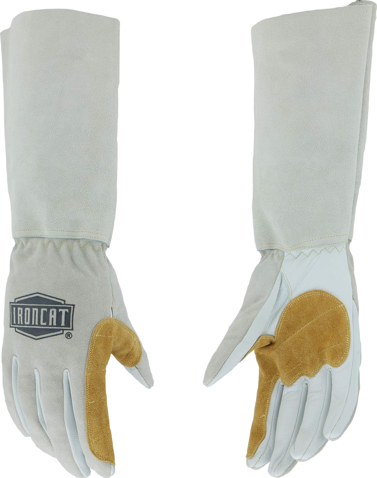 West Chester IRONCAT 9072 Premium Split Goatskin Leather MIG Welding Gloves: Large, 1 Pair