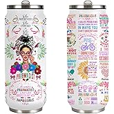 YOPIGOT Pharmacist Gifts For Women Girls, Pharmacist Stainless Steel Insulated Tumbler With Straw Lid,Pharmacy Week Appreciation Tumbler Pharmacist Coffee Mug 17 Oz