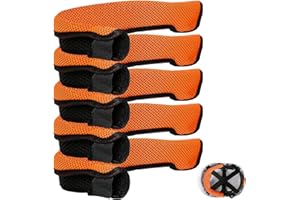 Aolamegs Hard Hat Sweatband - 5pcs Washable Hard Hats Sweat Bands,Flame Retardant Cotton Construction Hardhat Liners for Men,3-Layer Welding Helmet Sweatband,Hard Hat Accessories for Welding Headgear