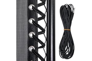 SUQ I OME Replacement Cord for Zero Gravity Chair, 4 Pack Universal Replacement Elastic Cords Repair Tool Kit for Sun Lounger, Garden Chairs, Outdoor Recliners, Anti Gravity Chair, Bungee Chairs