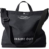 Large Tote Bag for Women, Canvas Bag Women Gift, Fashion Crossbody 16oz Cotton Bag, Large Capacity Shoulder Bag