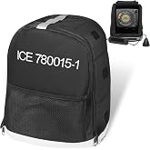780015-1 Carrying Case for Humminbird Flasher ICE 35, ICE 45, ICE 55 Models | CC ICE Fishing Flasher Soft Sided Storage Travel Bag for Portable GPS Navigator, Protect Flasher, Waterproof, Storage Pockets