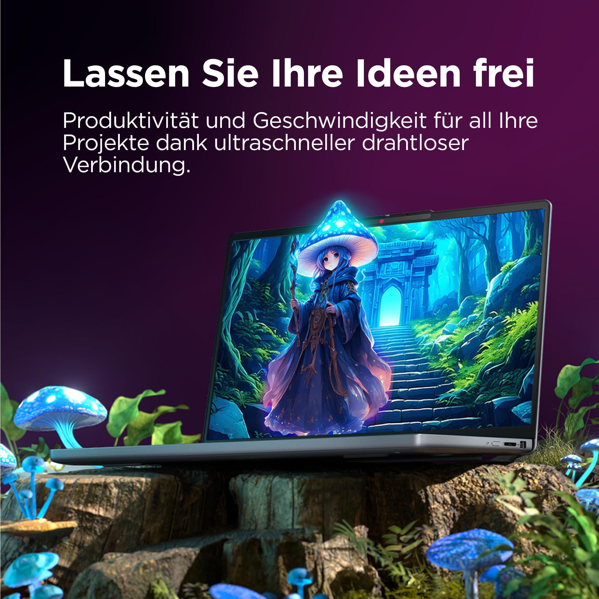 Lenovo IdeaPad Slim 3i Laptop | 14" WUXGA Display | Intel Core i5 13420H | 16GB RAM | 512GB SSD | Intel UHD Grafik | Win11 | QWERTZ | Luna Grau | 3 Monate Premium Care 3