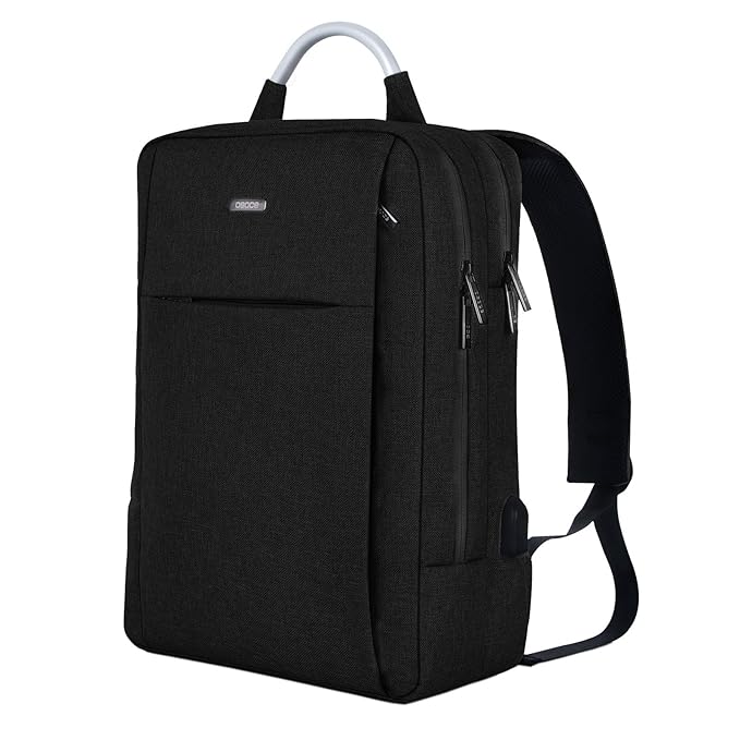 XSY Rucksack Schulruchsack Jugendliche Rucksäcke Daypack Laptop Tasche 14 Zoll Schwarz