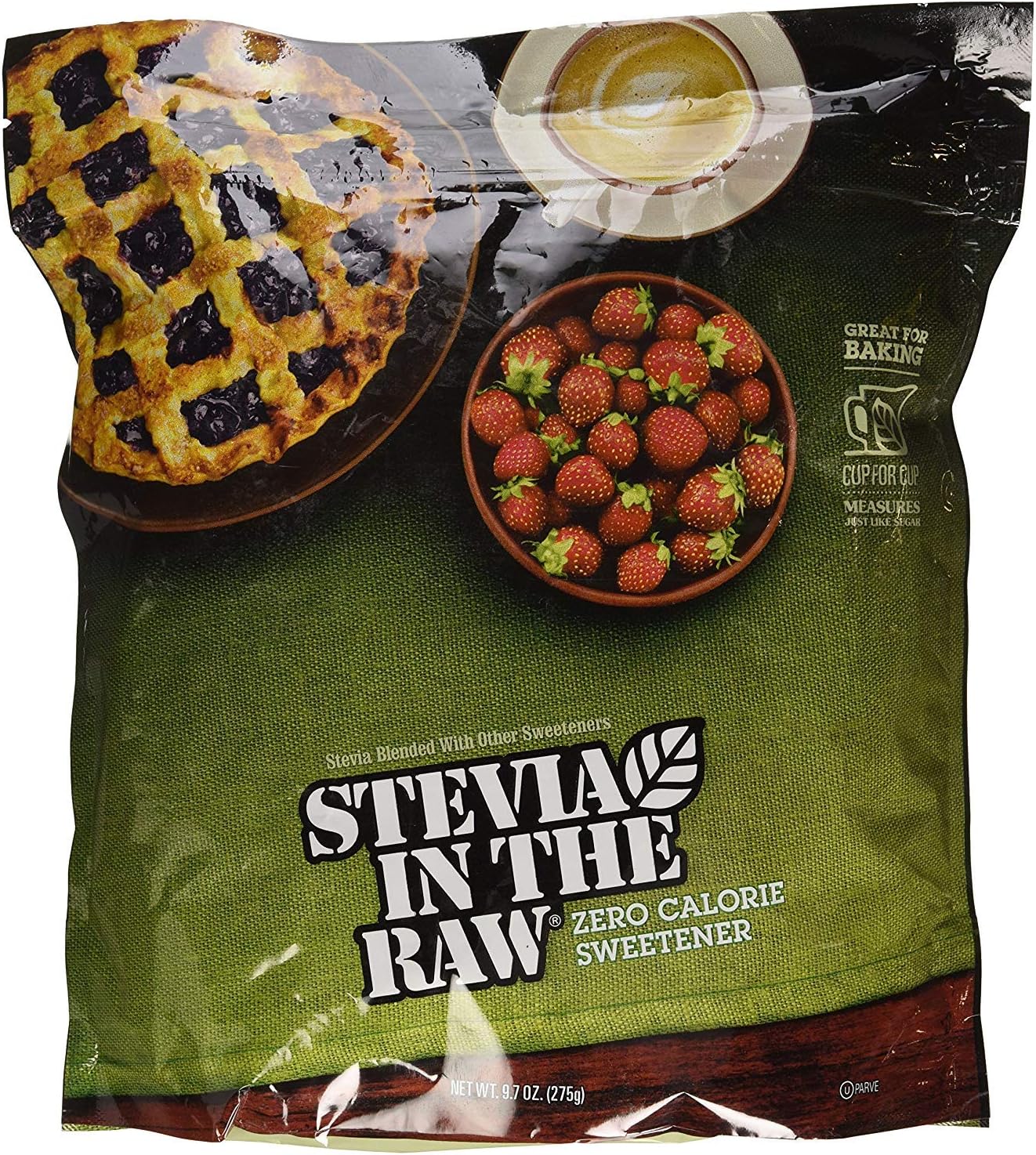 Stevia in the Raw, Sugar Substitute, Zero Calories, 9.7oz Bag, 4 Pack