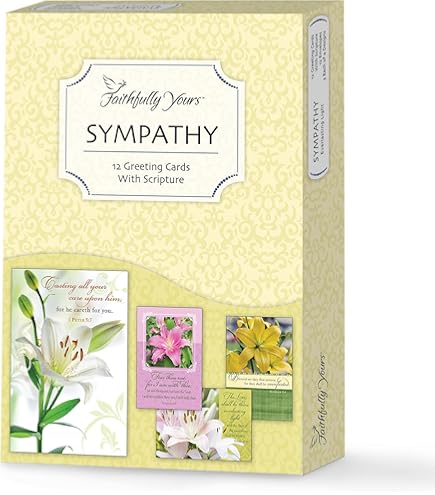 Designer Greetings Faithfully Yours Inspirational Sympathy Boxed Card - View #2