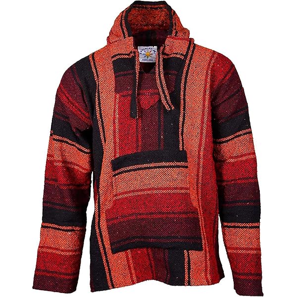 Amazon.com: #500 Baja Hoodie Original Mexican Drug Rug 100