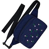 Fanny Pack - Embroidered Wildflower