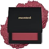 Mented Cosmetics Made in Italy, Cruelty Free Makeup, Vegan, Paraben Free, Shimmer Cheek Blush Palette for Face, Powder Face Blush for Women with Vitamin E, 0.2oz/7g, Berried Away