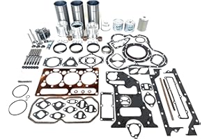 ARKO TRACTOR PARTS Arko Engine Overhaul Kit for Perkins 3.152 Fits Massey Ferguson Tractors 135 148 240 250 255 Lip Seal Type