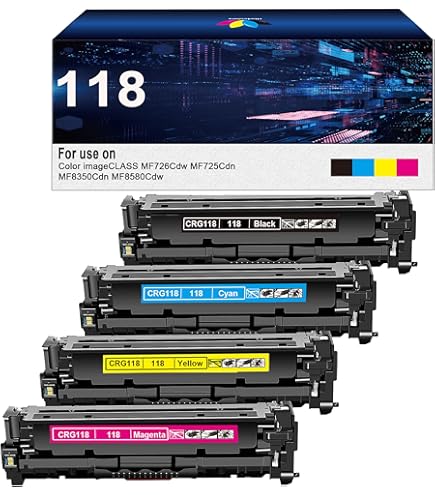 Toner Compatibile Canon Cartuccia Toner Canon 118 Compatibile - Per Stampanti Color ImageCLASS MF8580CDW, MF8380CDW, MF726CDW Toner Per MF8580CDW - Foto 3