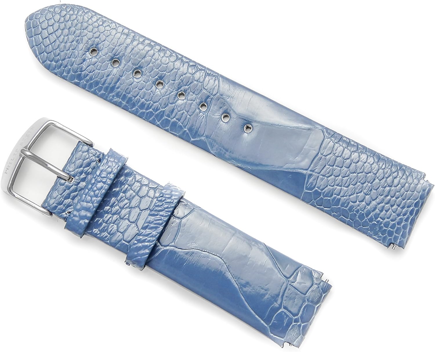 Philip Stein Ostrich Blue Watch Band 2OBL Watches