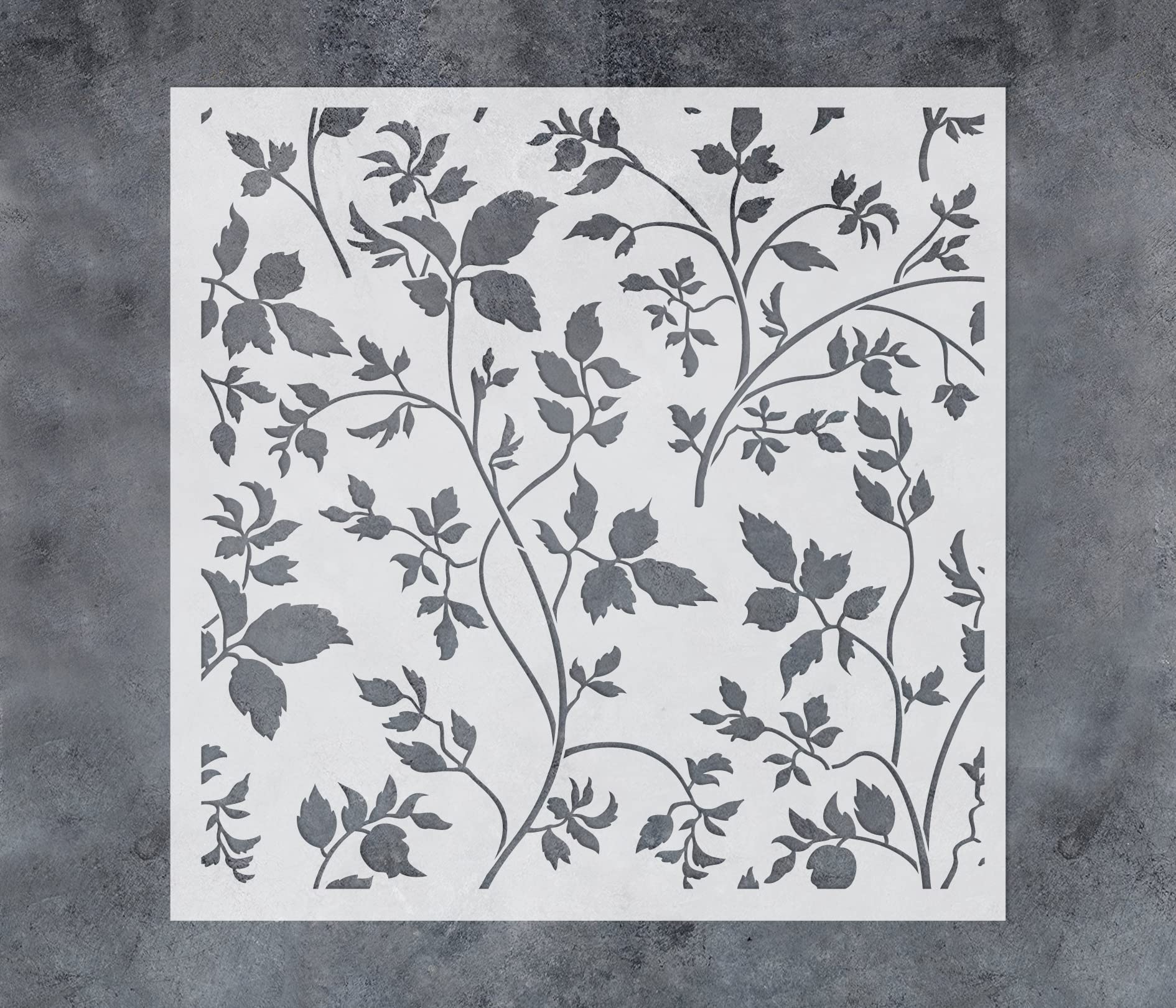 Photo 1 of GSS Designs Leaf Stencils for Painting 12x12 Inches (Leaf 12'' x 12'')