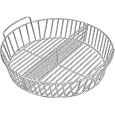 only fire Stainless Steel Charcoal Ash Basket Charcoal Briquet Holder BBQ Accessories for Weber 22" Kettle Grills