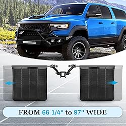 00108 Mud Flaps for Trucks, 2" Hitch Mounted