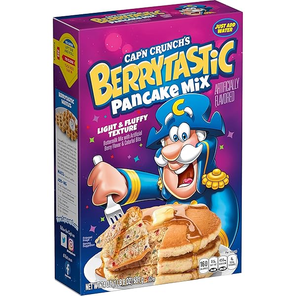CAP’N CRUNCH BERRYTASTIC PANCAKE MIX