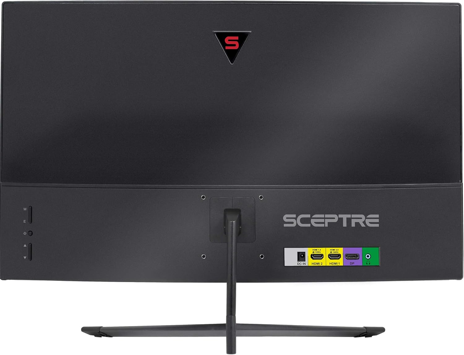 Sceptre 24-Inch Curved 144Hz Gaming LED Monitor Edge-Less AMD FreeSync DisplayPort HDMI, Machine Black (C248B-144RN): Computers & Accessories