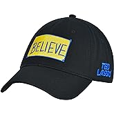 Ted Lasso Baseball Cap, Believe Print Adult Cotton Adjustable Dad Hat with Curved Brim for Men and Women, Black, One Size