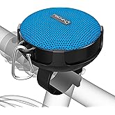 Onforu Bike Bluetooth Speaker with Bicycle Mount, Portable Wireless Shower Travel Speakers with Loud Sound, Bluetooth 5.0, IP65 Waterproof Mini Outdoor Speaker for Riding, Hiking and Camping, Blue