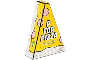 Big Potato P for Pizza: Build a Giant Pizza Slice Before Anyone Else Family Word Travel Game Great for Adults and Kids | Perfect for Vacations and Camping
