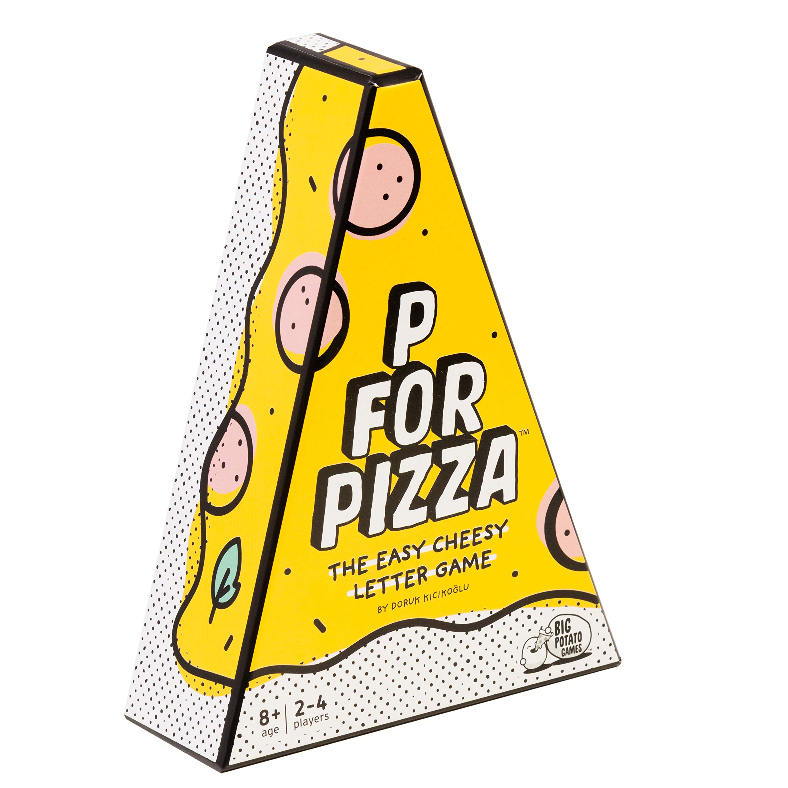 Photo 1 of Big Potato P for Pizza: Build a Giant Pizza Slice Before Anyone Else Family Word Travel Game Great for Adults and Kids | Perfect for Vacations and Camping