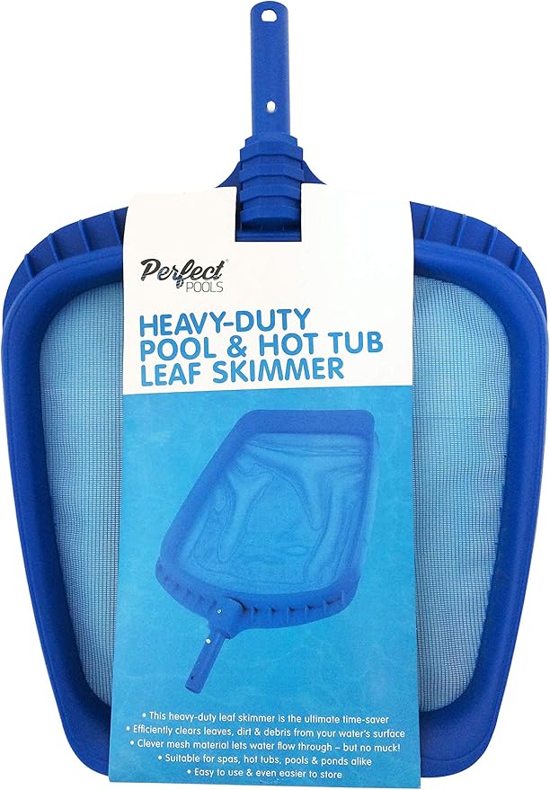 Perfect Pools HeavyDuty Pool & Hot Tub Leaf Skimmer Flat Pool Skimmer Net Amazon.co.uk