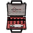 Mayhew Tools 66008 Hollow Punch, 11-Piece Set, Black