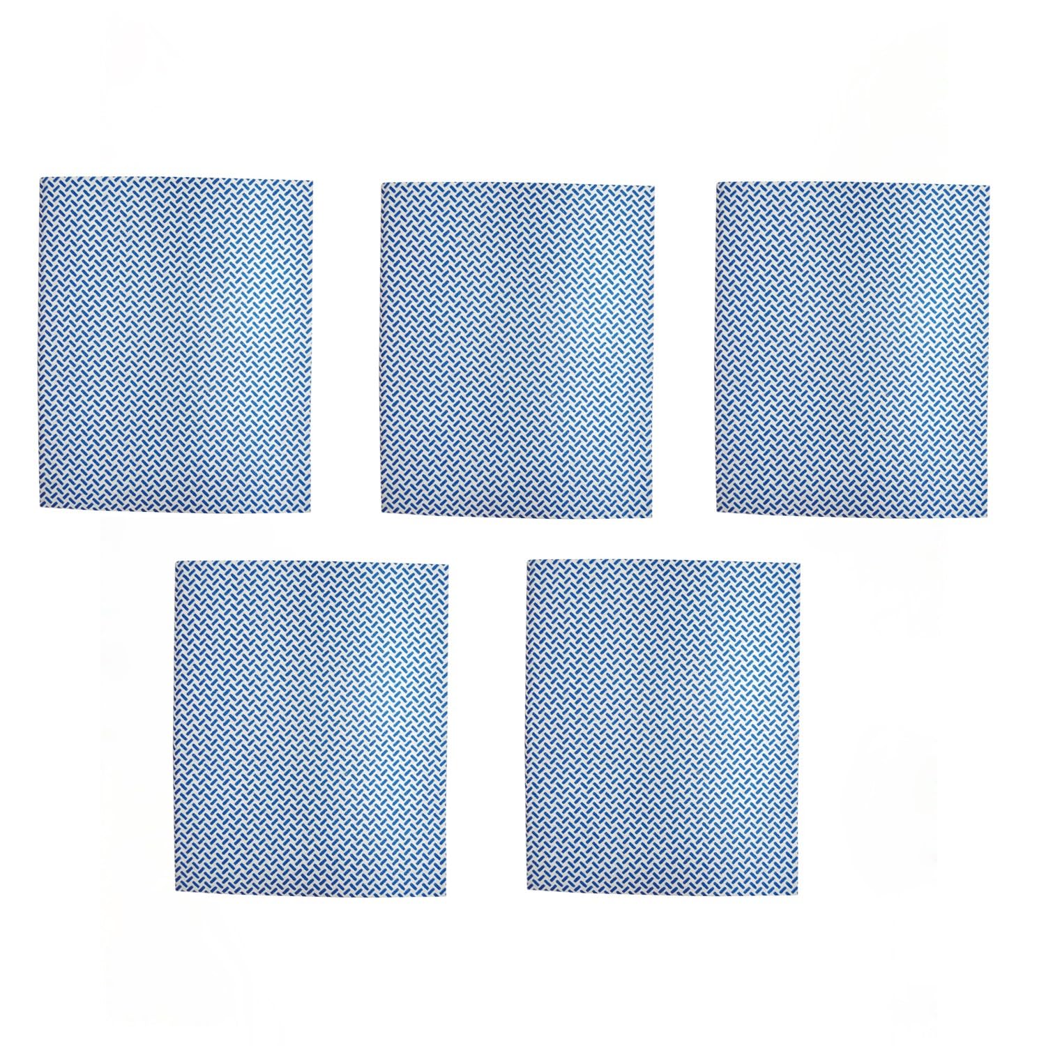 2Work Heavy Duty Non-Woven Cloth 380 x 400 mm Blue (Pack of 5) 2W08160