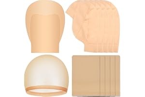 PURPERCAT Bald Caps, Halloween Latex Bald Cap with Head Wig Cap for Costume Accessories for Halloween Makeup Party Costume