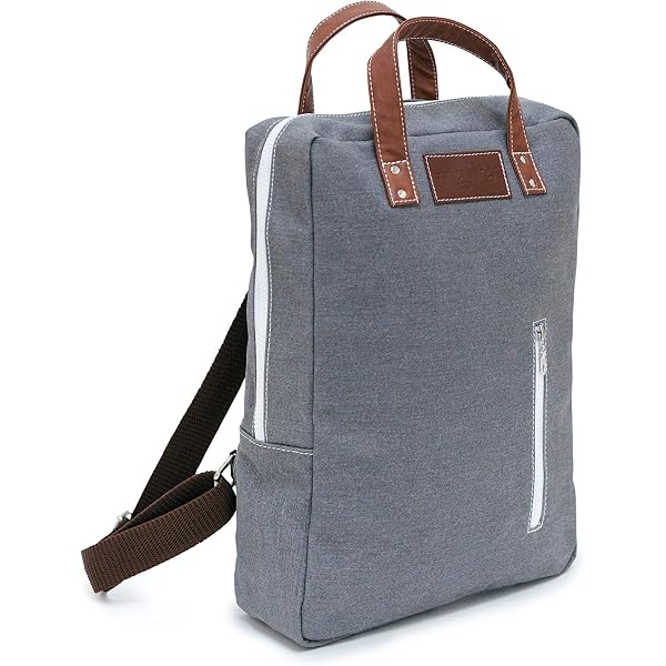 9375 Recycled Canvas Zippered Backpack, Olivos Amazon.com | MAIKA Recycled Canvas Zippered Backpack, Olivos  main image 2