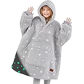 Degrees of Comfort Wearable Blanket Hoodie for Adults Women & Men - Cozy Warm, One Size Fits All