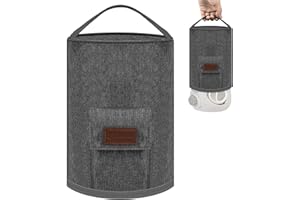 PECIUE Cover for Waterpik for Aquarius Water Flosser WP-660, Cordless Teeth Cleaning Tool Duster for Gums Care Tips Replacement Heads, Dental Machine Protector for Home/Office/Travel Accessories - Bag Only