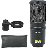 CAD GXL2000 Side-Address Studio Condenser Microphone | Supercardioid studio condneser for Vocals, Podcasting, Home Recording, Acoustic Instruments and Overheads