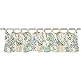 Barefoot Bungalow Atlantis Window Valance, 84x19-inch, Jade