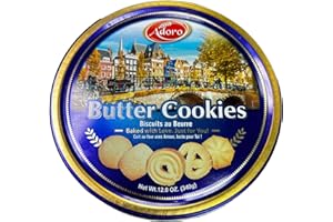 Adoro -Biscuits au beurre boîtes en métal idée cadeau 340 g