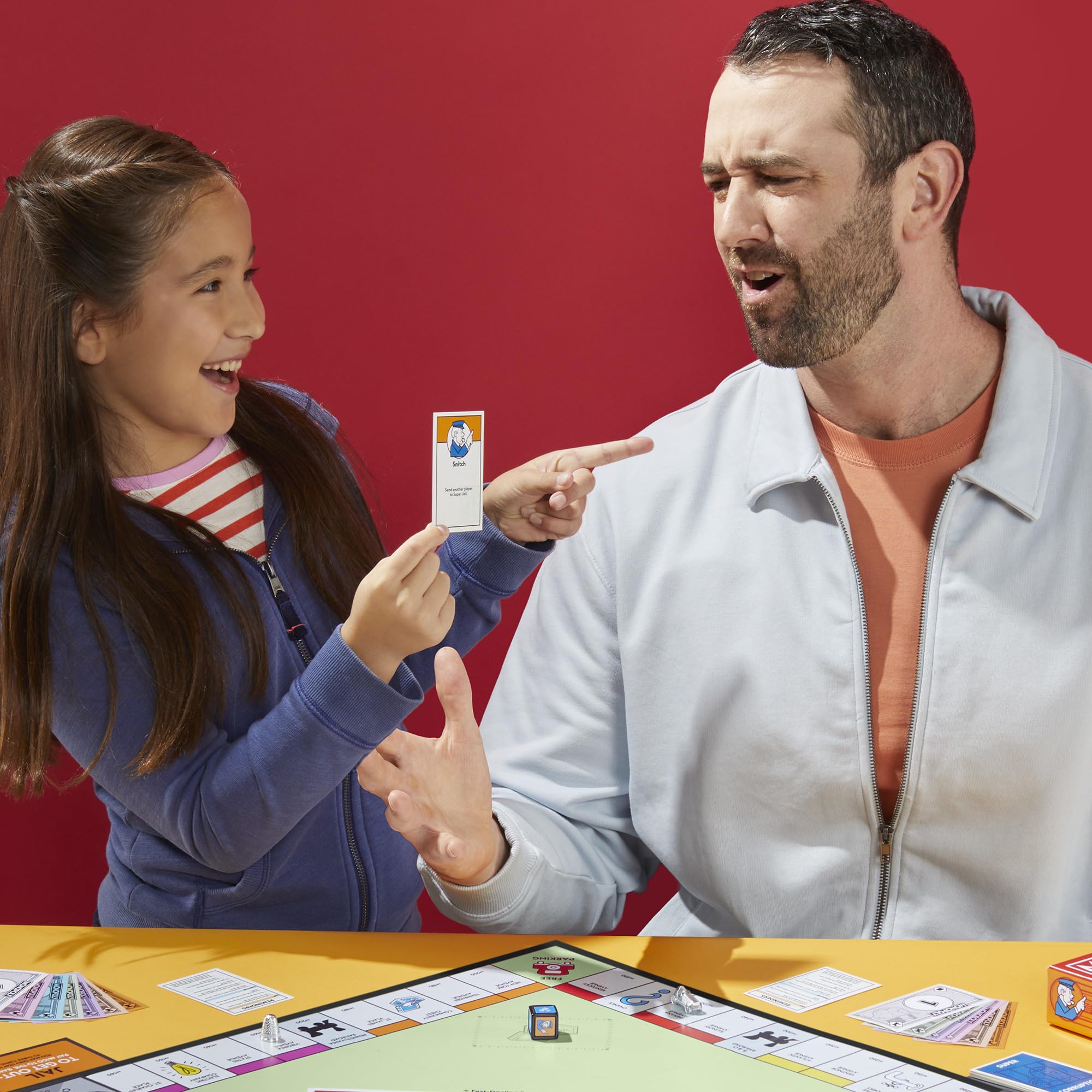 Monopoly Go to Jail Expansion | Add More Fun to Classic Monopoly Game and Play Faster | Ages 8+ | 2-6 Players | 40 Mins. | Family Board Games