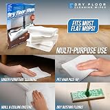 TDBS Pack of 50 Disposable Microfibre Electrostatic Floor Wipes 29x21cm view 4