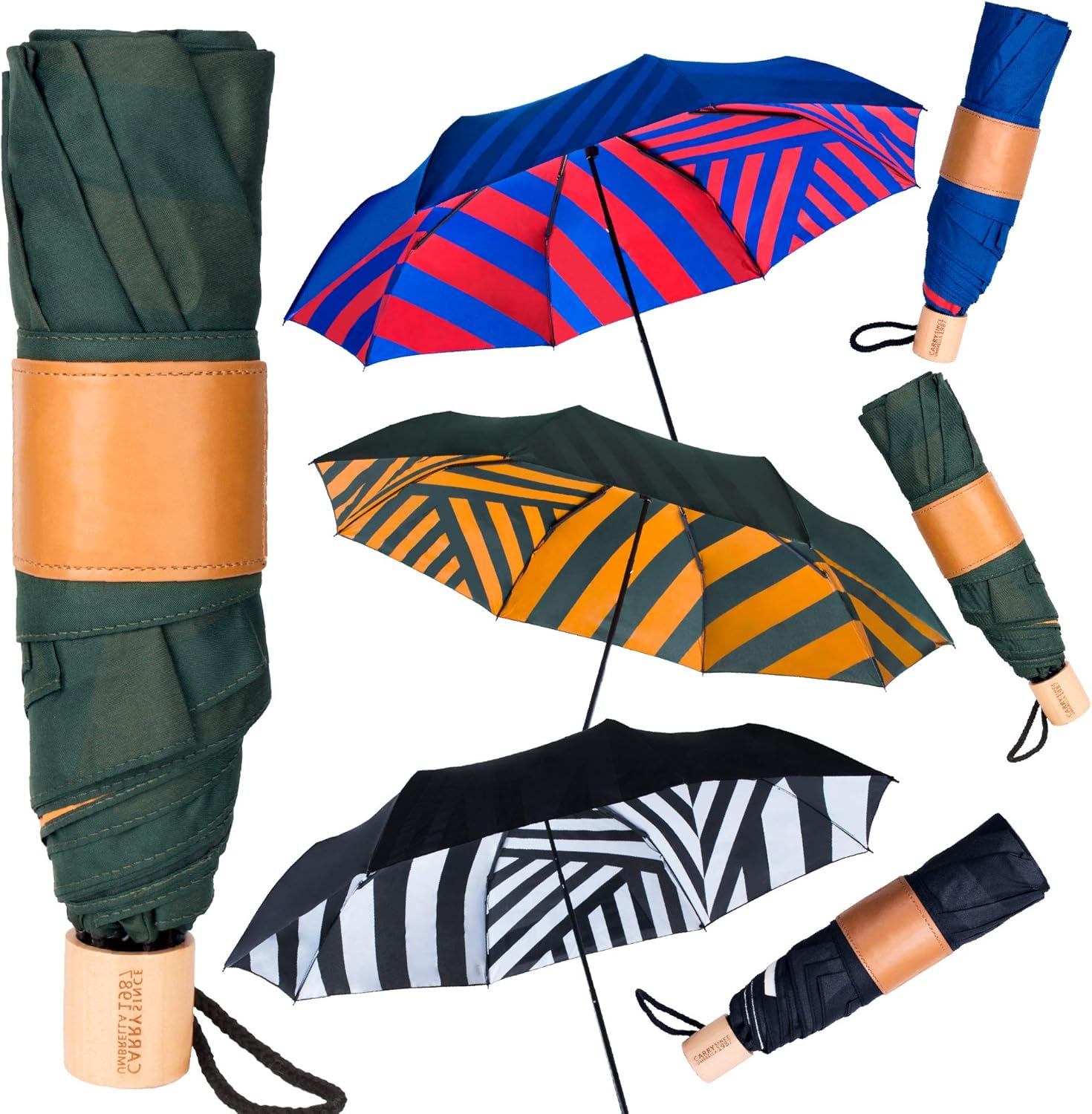 CARRY Folding Umbrella,Lightweight Waterproof Windproof