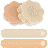 WLLHYF 40 Pieces Nipple Covers Disposable Breast Pasties Self-adhesive Invisible Nipple Stickers Petals Breast Covers