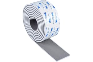 OCEANBROAD Self-Adhesive 96''x2.4'' Boat Flooring with 3M Adhesive Backing EVA Foam Faux Teak Marine Boat Decking Non-Slip Sheet for Jon Motor Boats Yacht Helm Pad Floor, Gray with White Seam Lines