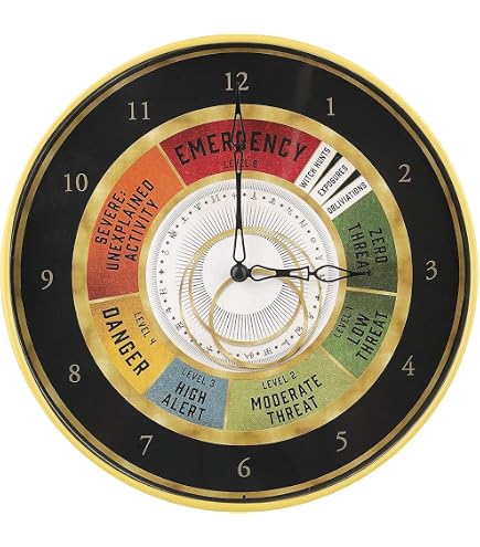 Réveil Retro Harry Potter Hogwarts - Horloge De Table Sur Pieds, Noir Et Doré, Pour Fans