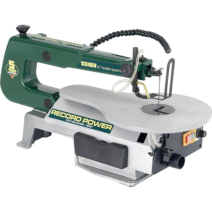 Advanced Record Power SS16V Scroll Saw 16" 240v [Pack of 1] Amazon
