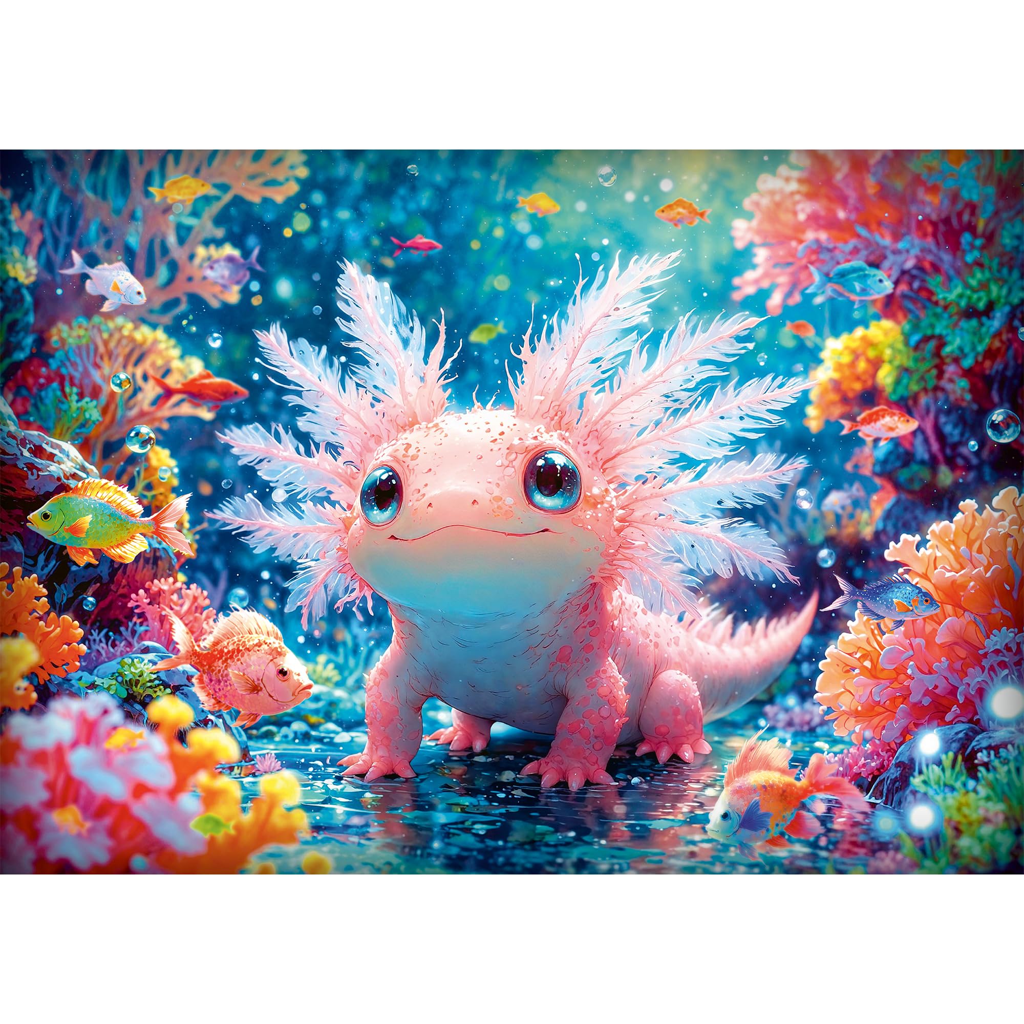 Trefl – Axolotl – 500-teiliges Puzzle – DIY-Puzzle, kreative Unterhaltung, für Erwachsene und Kinder ab 10 Jahren 2