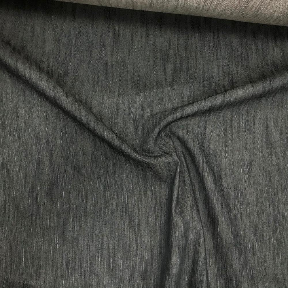 black stretch denim fabric