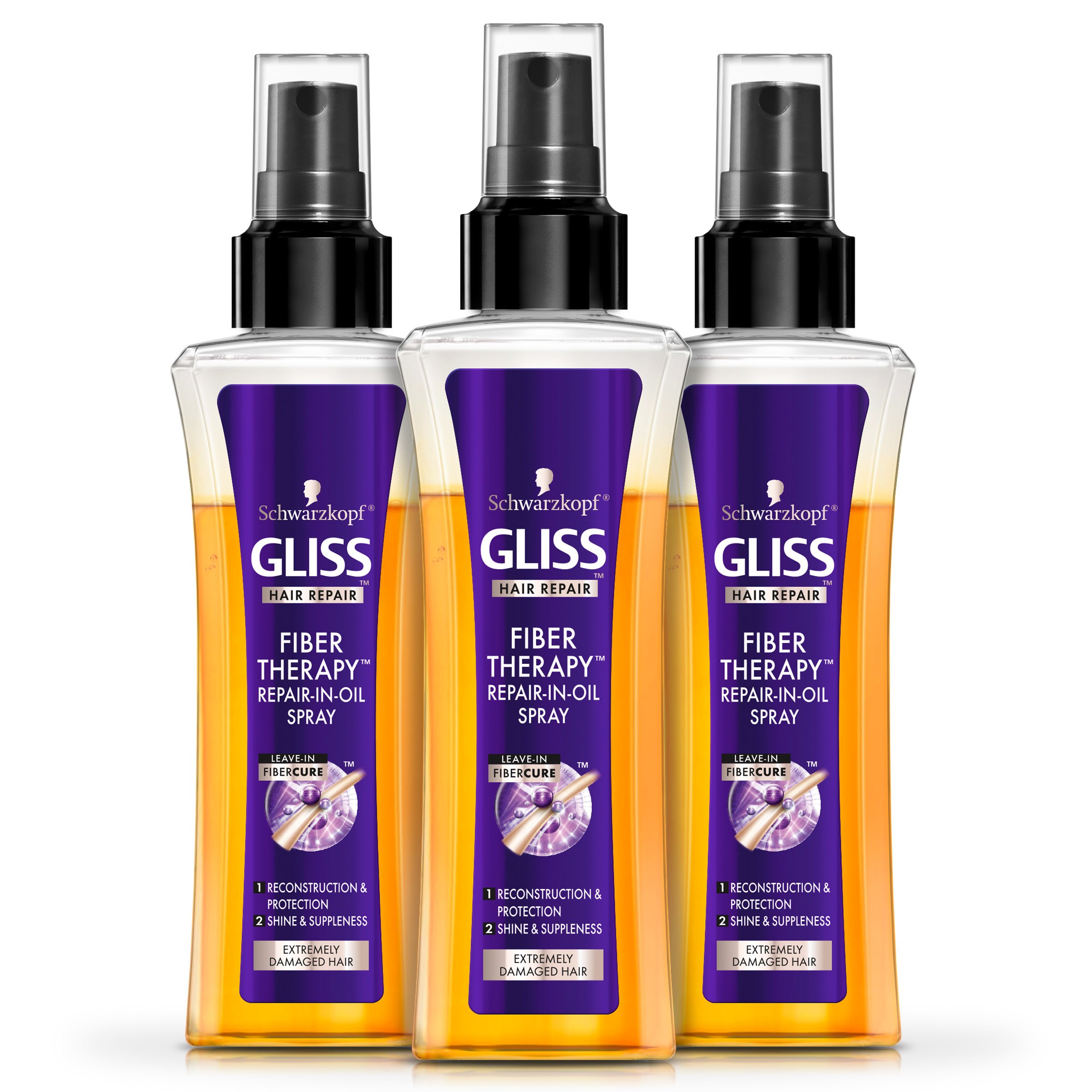 GLISS Hair Repair Shampoo Fiber Therapy,
