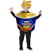 Rasta Imposta Kraft Macaroni and Cheese Cup Costume Macaroni Quick Kids Party Cospaly Dress Up Halloween Costumes, Child Size 4-6
