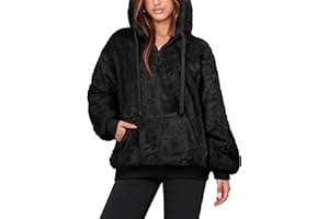 NIeyook Sherpa Fleece Hoodies for Women Fuzzy Oversized Zip up Hoodie with Pockets Casual Pullover Hooded Sweatshirt