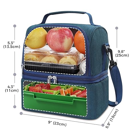 Haoda - Nevera portátil pequeña con acumulador de frío, Bolsa de ...