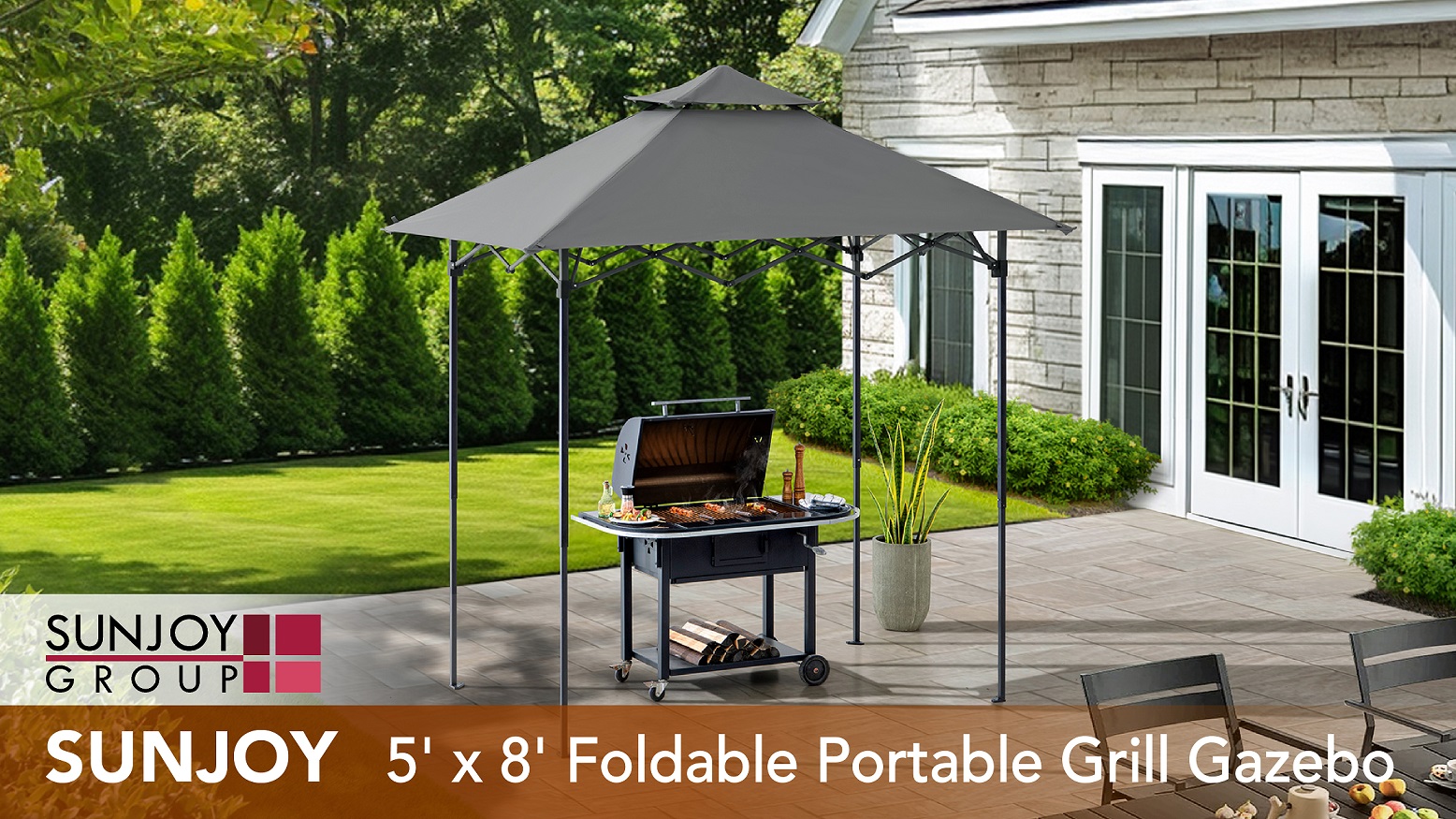 SUNJOY 8x5 Pop-Up Grill Gazebo Review: Portable Canopy with Magnetic LED Light image 13